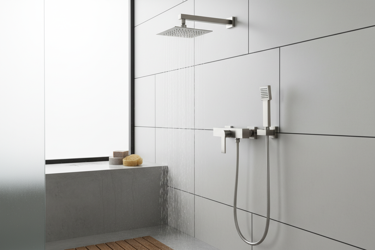 Vælg det Rette Brusearmatur: En Guide til Dit Nye Brusebad